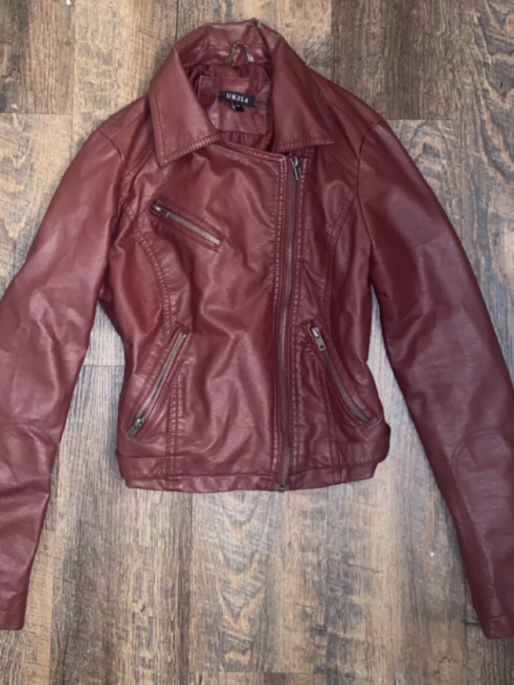 Vintage Y2K Women’s Faux Leather Jacket XS